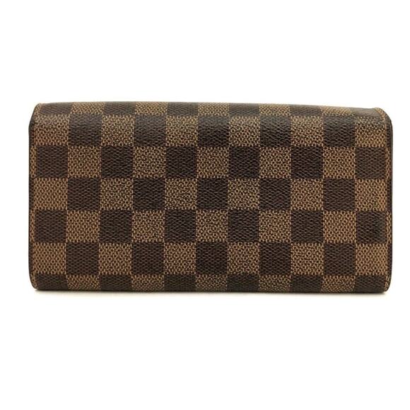 Authentic LV Louis Vuitton Damier Porte Feuille Sarah Long Bifold Wallet - Picture 4 of 9